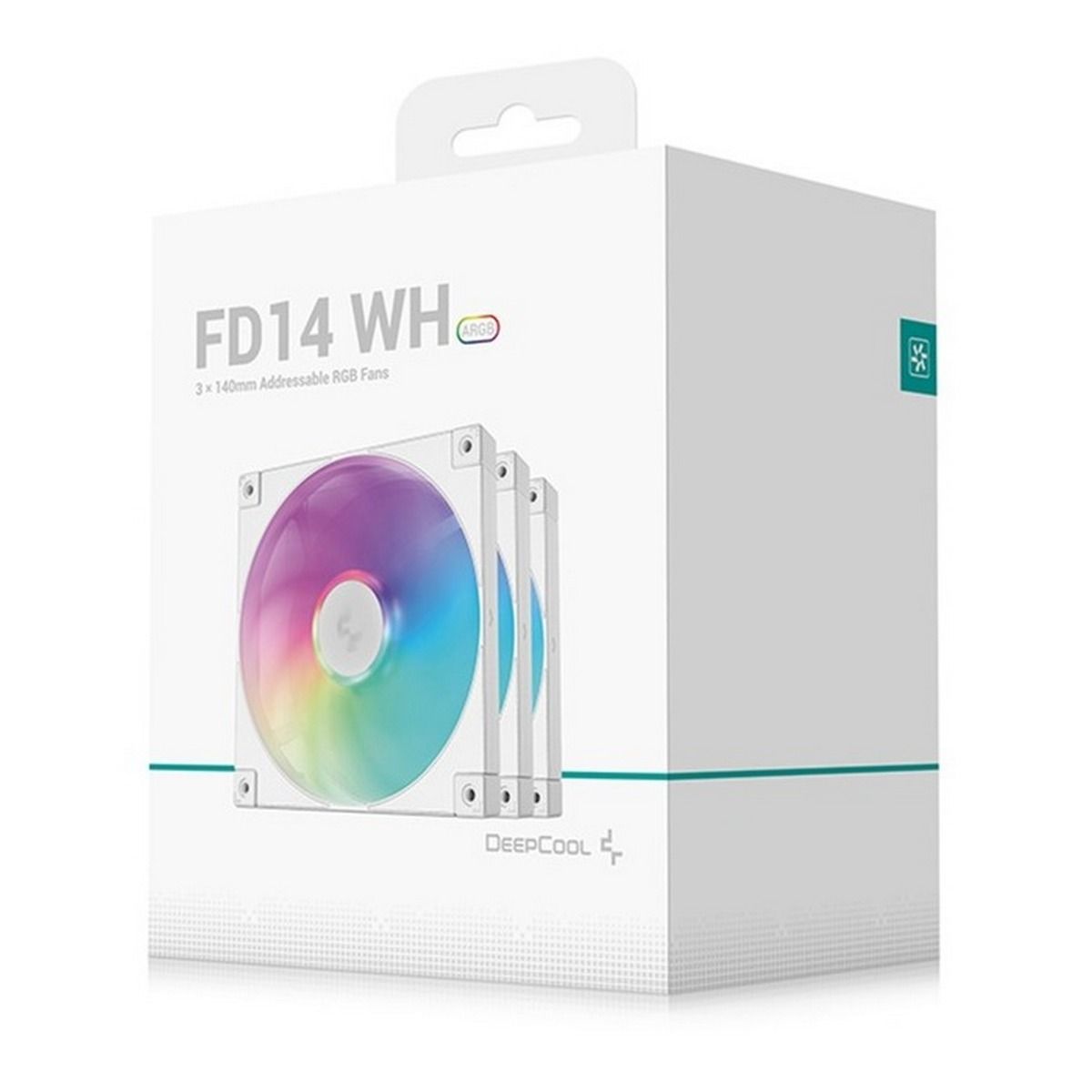 Вентилятор в корпус набор из 3 шт. Deepcool FD14 ARGB WH-3 IN 1