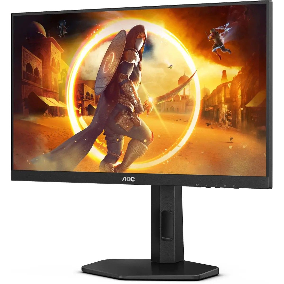 Монитор 23.8" AOC 24G4X Black ( 1920х1080(FHD) IPS, nonGLARE, 180 Hz, 300 cd/m2, H178°/V178°, 1000:1, 80M:1, 16.7M, 1ms, 2xHDMI, DP, Tilt, Speakers)