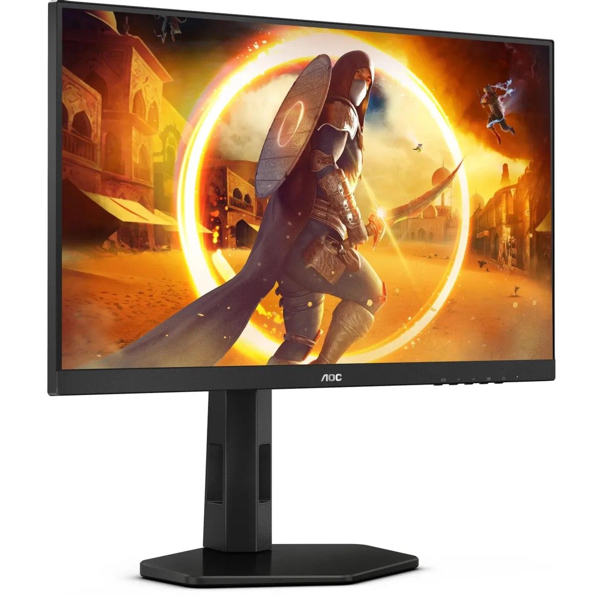Монитор 23.8" AOC 24G4X Black ( 1920х1080(FHD) IPS, nonGLARE, 180 Hz, 300 cd/m2, H178°/V178°, 1000:1, 80M:1, 16.7M, 1ms, 2xHDMI, DP, Tilt, Speakers)
