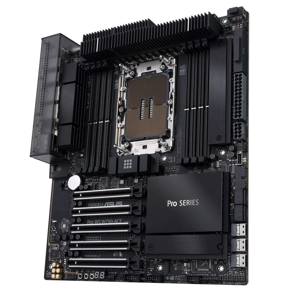 Материнская плата ASUS OEM PRO WS W790-ACE LGA4677 CEB 8xDDR5 5xPCIEx16 2xM.2 2.5GLAN 10GLAN oem