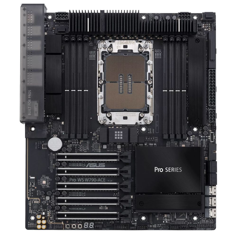 Материнская плата ASUS OEM PRO WS W790-ACE LGA4677 CEB 8xDDR5 5xPCIEx16 2xM.2 2.5GLAN 10GLAN oem