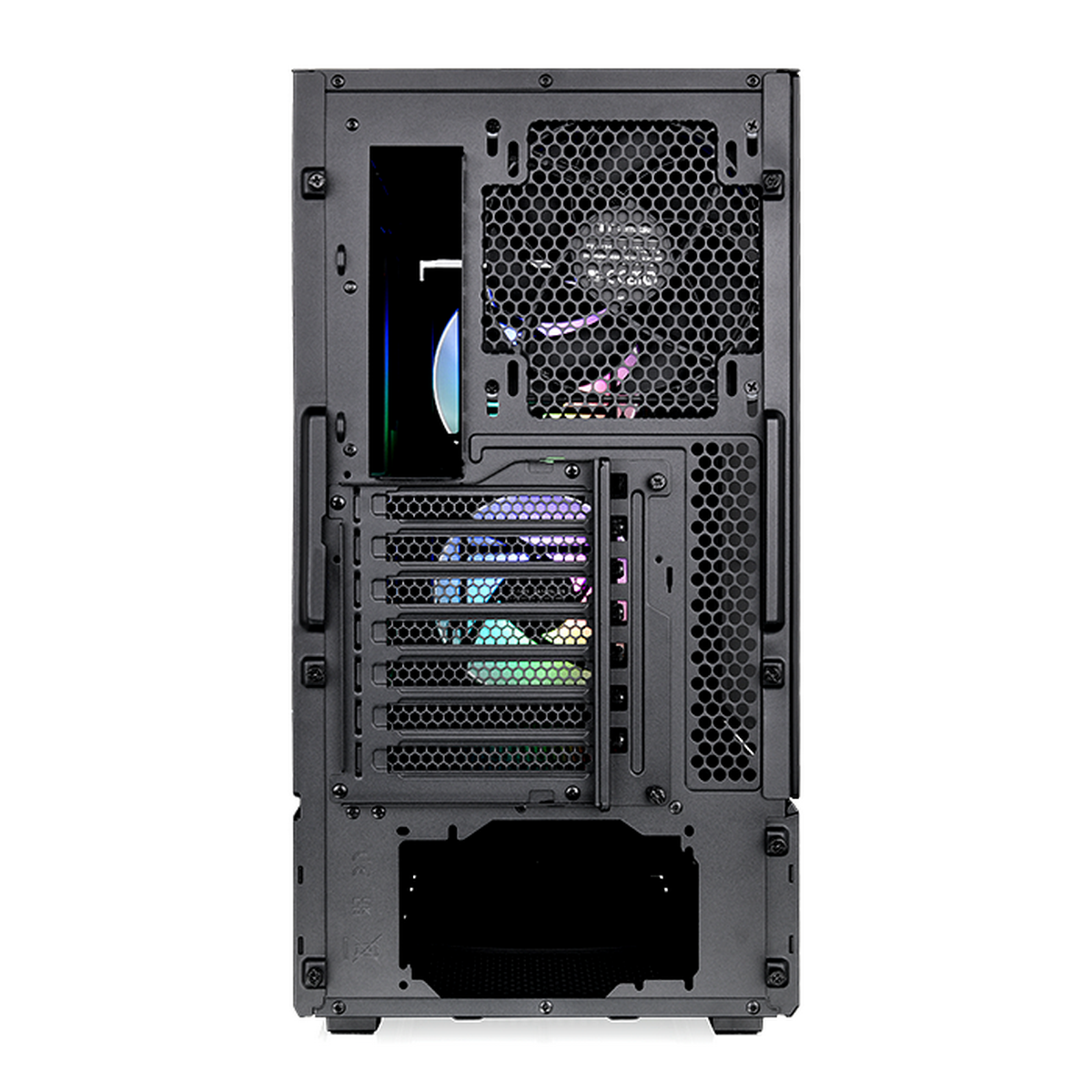 Корпус Thermaltake CA-1Z3-00M1WN-00 Win/SPCC/Tempered Glass*2/CT140 ARGB Fan*2/CT140 Fan*1/Mesh & TG Front Panel Brown Box/With Screen Metal Panel