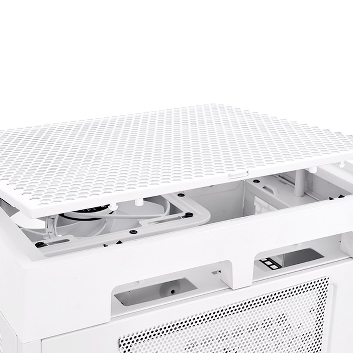 Корпус Thermaltake The Tower 200 Snow/Win/SPCC/Tempered Glass*1/CT140 Fan*2/Color Box