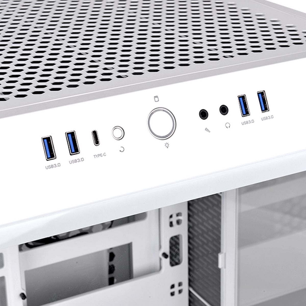 Корпус Thermaltake The Tower 500 Snow CA-1X1-00M6WN-00 White,Win,SPCC,Tempered Glass*3,120mm Standard Fan*2
