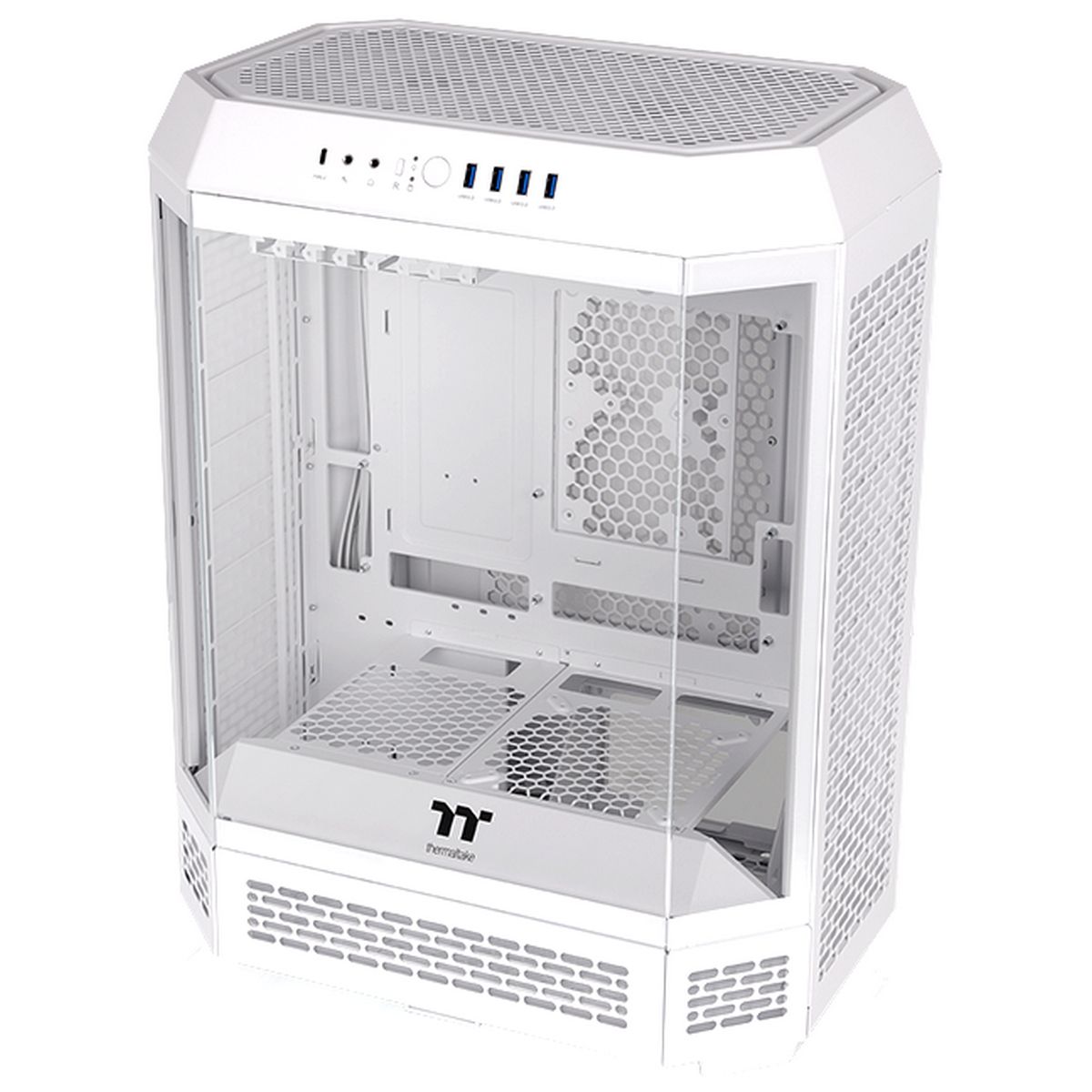 Корпус Thermaltake CA-1Z1-00M6WN-00 Win/SPCC/Tempered Glass*3/CT140 White Fan*2/Color Box/With Screen Metal Panel