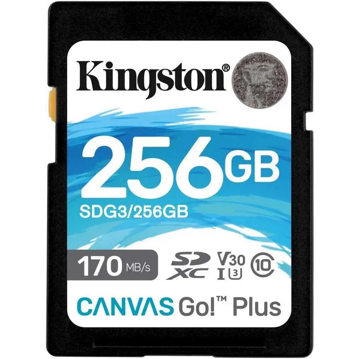 Карта памяти Kingston 256G SDXC Go Plus 170R V30 SDG3/256GB