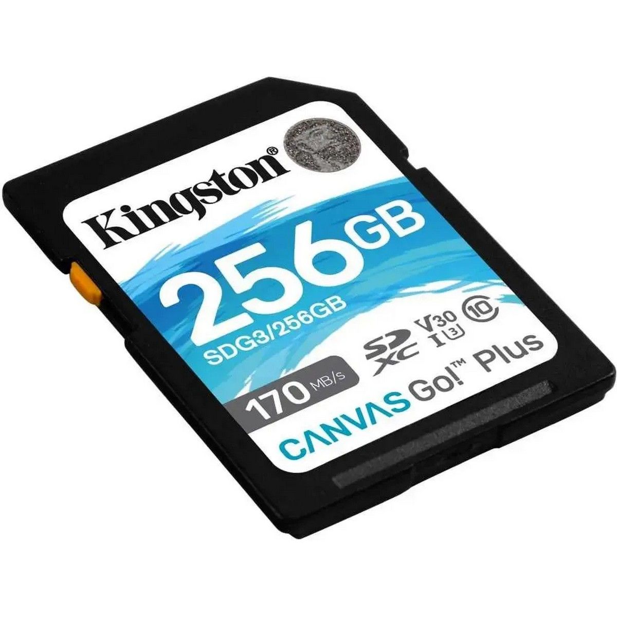 Карта памяти Kingston 256G SDXC Go Plus 170R V30 SDG3/256GB