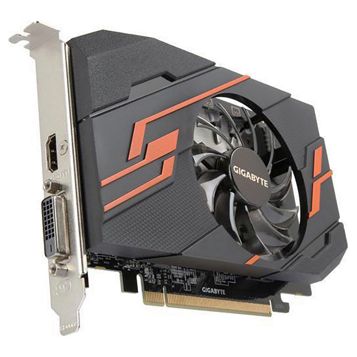 OEM Видеокарта Gigabyte GT1030 OC 2GB GDDR5 64bit DVI HDMI RTL {20} (301699)