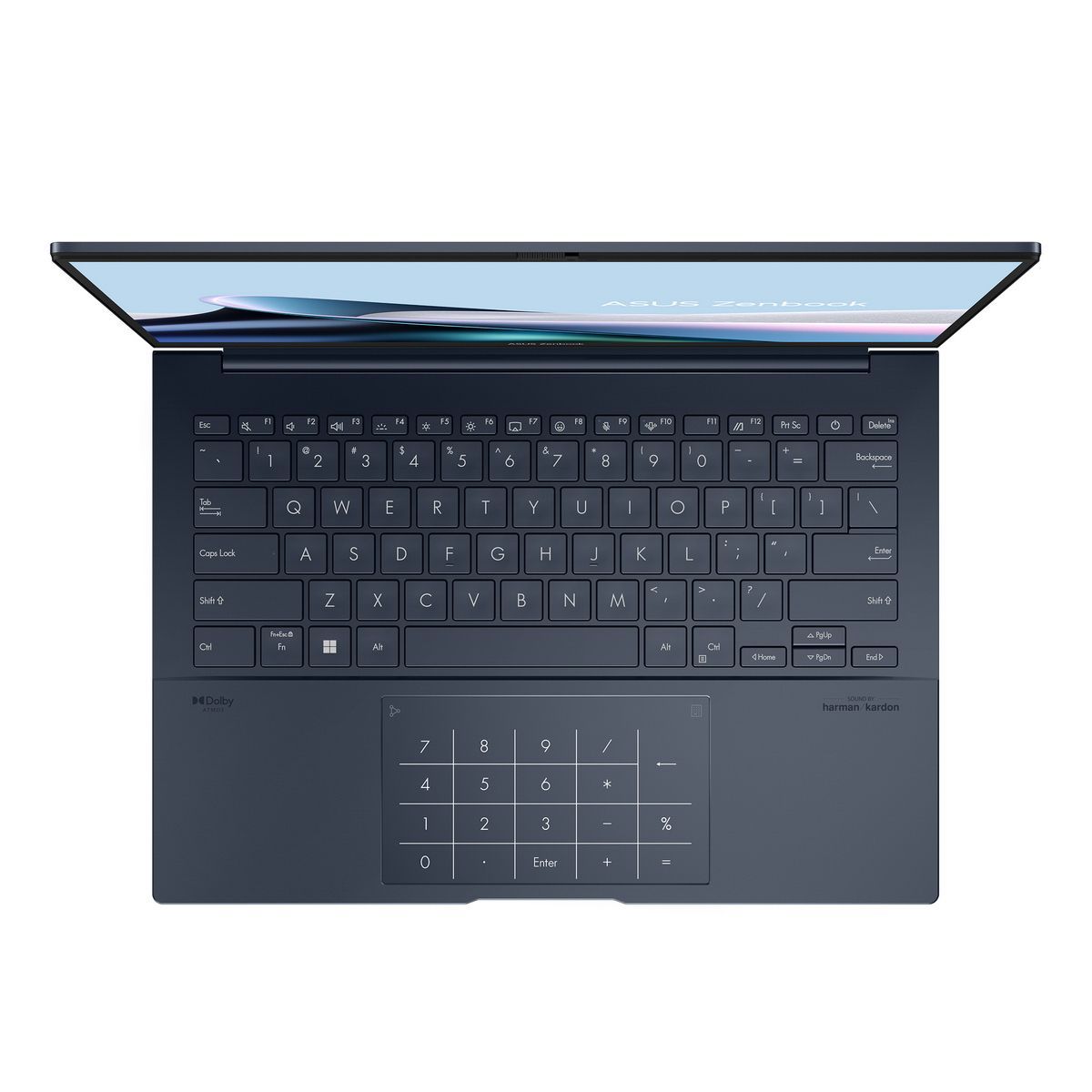 Ноутбук ASUS Zenbook 14 OLED UX3405MA-QD437 Intel Core Ultra 5 125H/16Gb/512Gb/14"/OLED /FHD+/60Hz/NoOS/Blue(90NB11R1-M010B0)