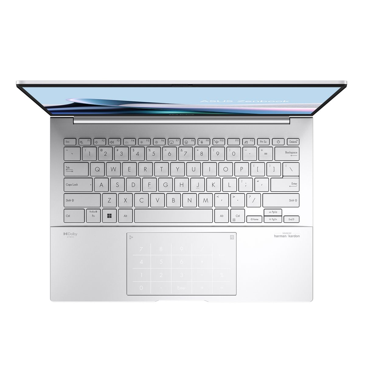 Ноутбук ASUS Zenbook 14 OLED UX3405MA-QD613 Intel Core Ultra 5 125H/16Gb/512Gb/14"/OLED /FHD+/60Hz/NoOS/Silver(90NB11R2-M010C0)