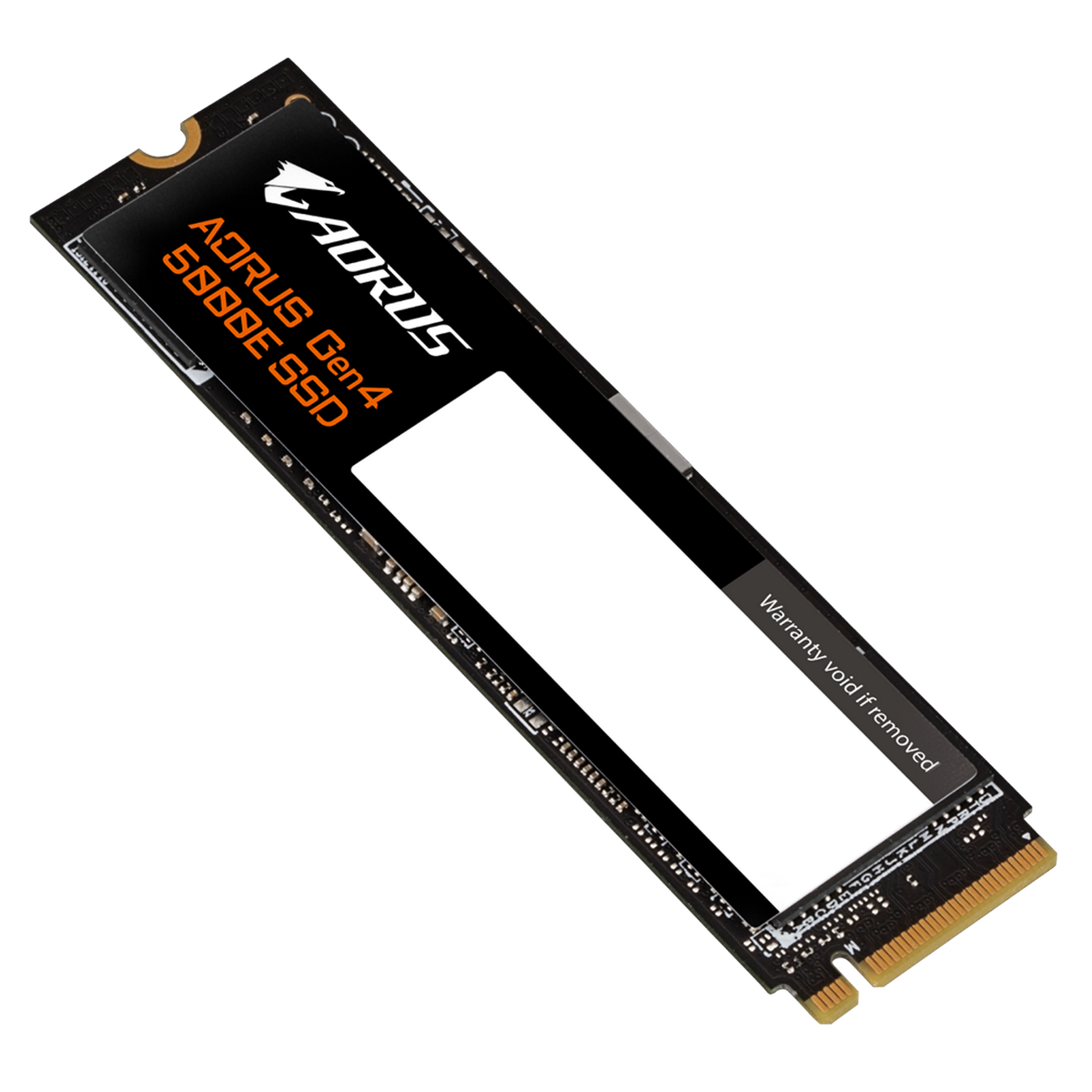 Твердотельный накопитель SSD Gigabyte 1TB M.2 2280 AORUS Gen4 5000E AG450E1024-G PCI-Express 4.0x4, NVMe 1.4, 3D TLC NAND Flash, MTBF 1.5