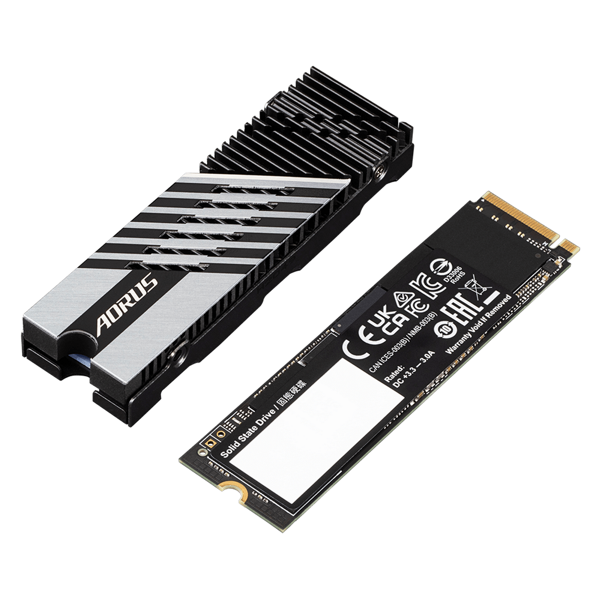Твердотельный накопитель SSD Gigabyte AORUS 2TB M.2 2280 AG4732TB Client PCI-Express 4.0 x4, NVMe 1.4 7300/6850 RTL