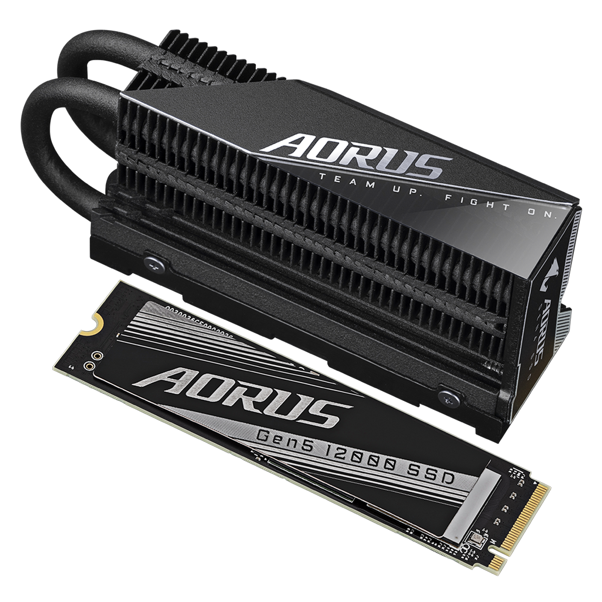 Твердотельный накопитель SSD Gigabyte 2TB M.2 2280 AORUS Gen5 12000 AG512K2TB PCI-Express 5.0x4, NVMe 2.0, 3D TLC NAND Flash