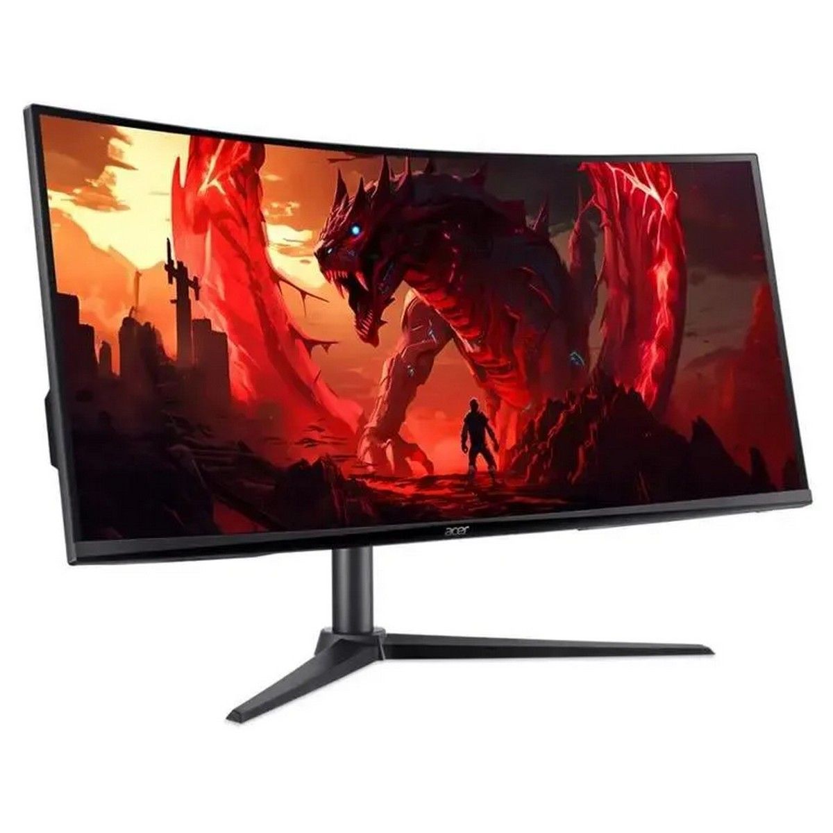 Монитор 34" ACER Nitro XZ342CUV3bmiiphx Black VA, изогнутый, 3440x1440, 180Hz, 1 ms, 178°/178°, 400 cd/m, 4000:1, +2xHDMI 2.0, +DisplayPort 1.4, +MM, +регулировка по высоте