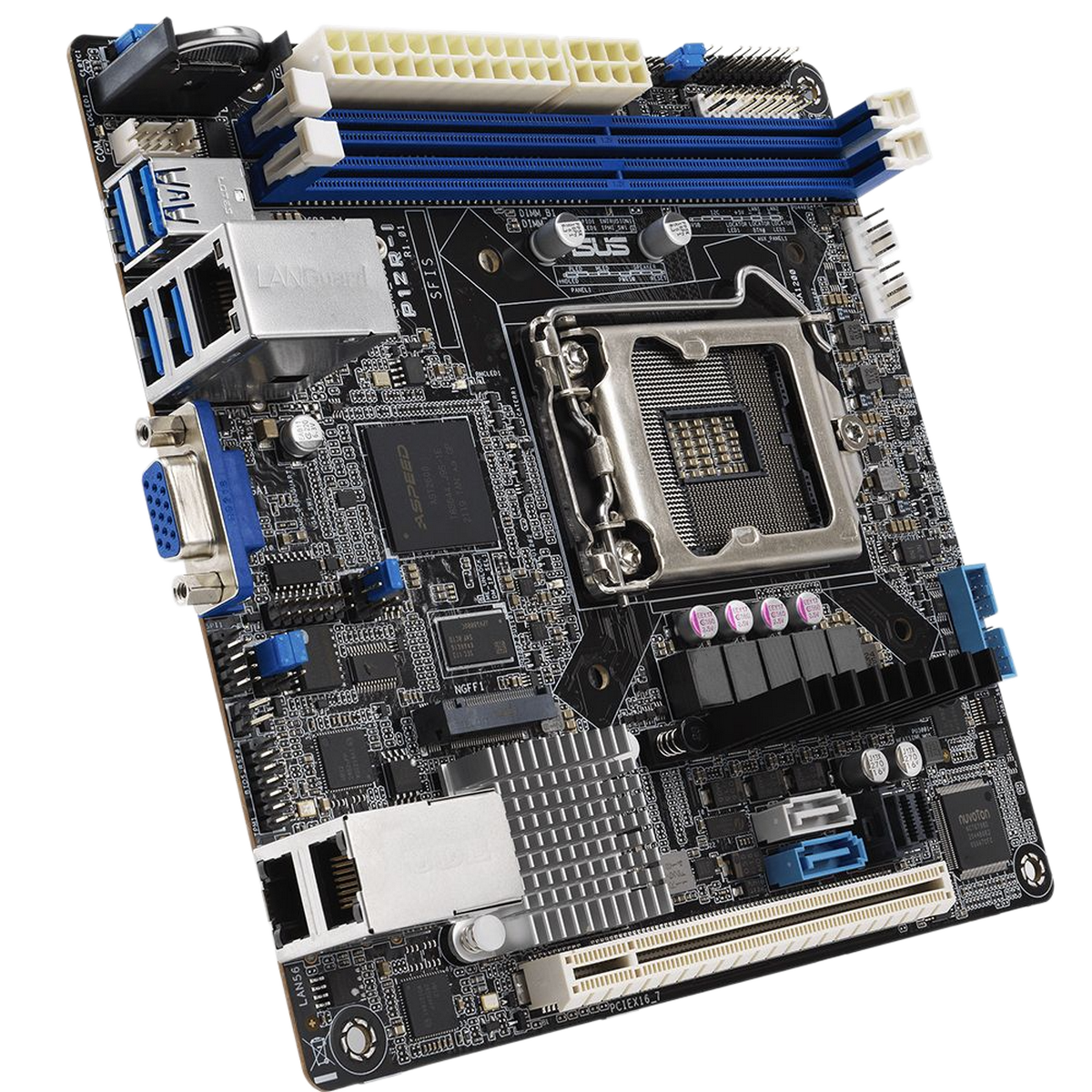 Материнская плата ASUS OEM P12R-I LGA1200 mini-ITX 2xDDR4 PCIEx16 M.2 VGA 2xGLAN (507604) oem