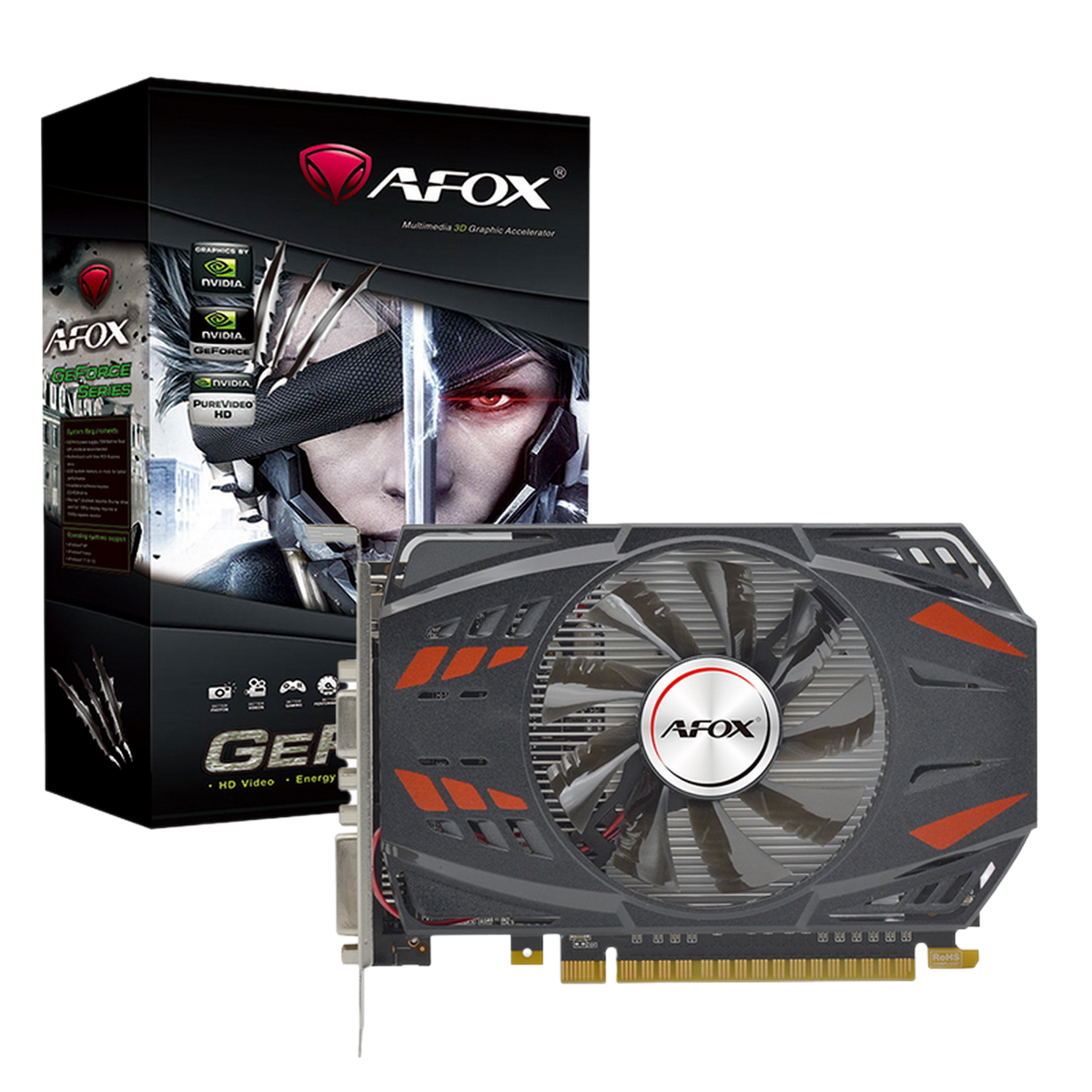 Видеокарта Afox GT740 2GB GDDR5 64bit VGA DVI HDMI 1FAN RTL