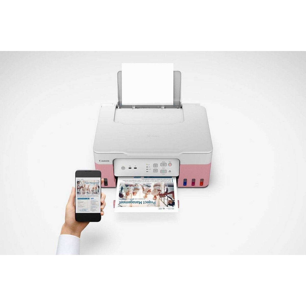 МФУ Canon Pixma G3430 Pink А4, МФУ, струйное, цветное, цвет розовый, 11стр/мин, 4800х1200dpi, AirPrint/Bluetooth/USB/Wi-Fi, СНПЧ, (5989С024)