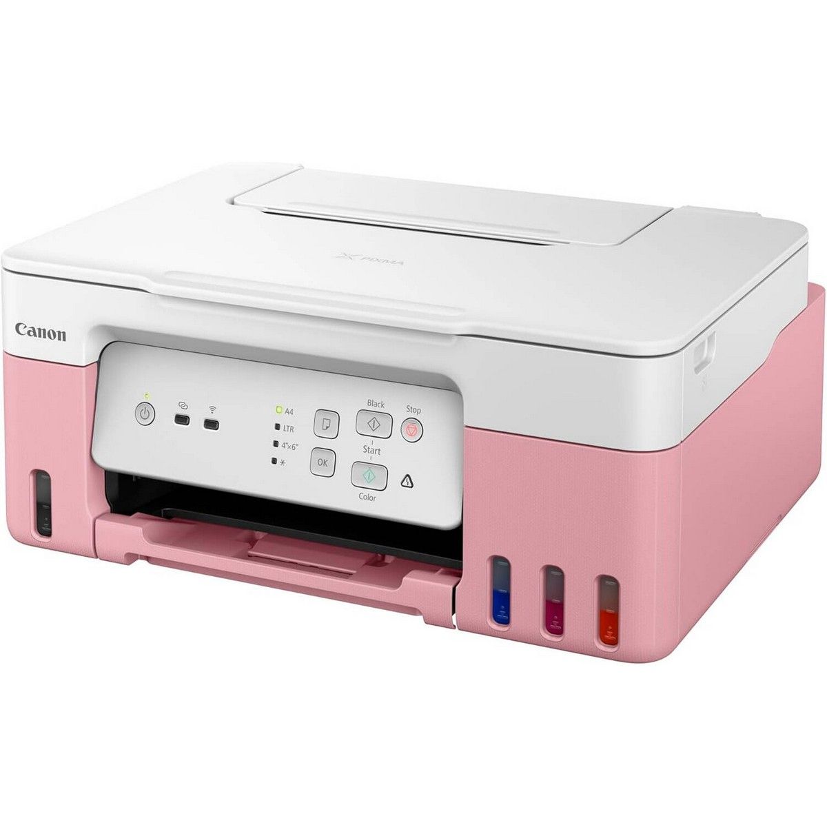 МФУ Canon Pixma G3430 Pink А4, МФУ, струйное, цветное, цвет розовый, 11стр/мин, 4800х1200dpi, AirPrint/Bluetooth/USB/Wi-Fi, СНПЧ, (5989С024)