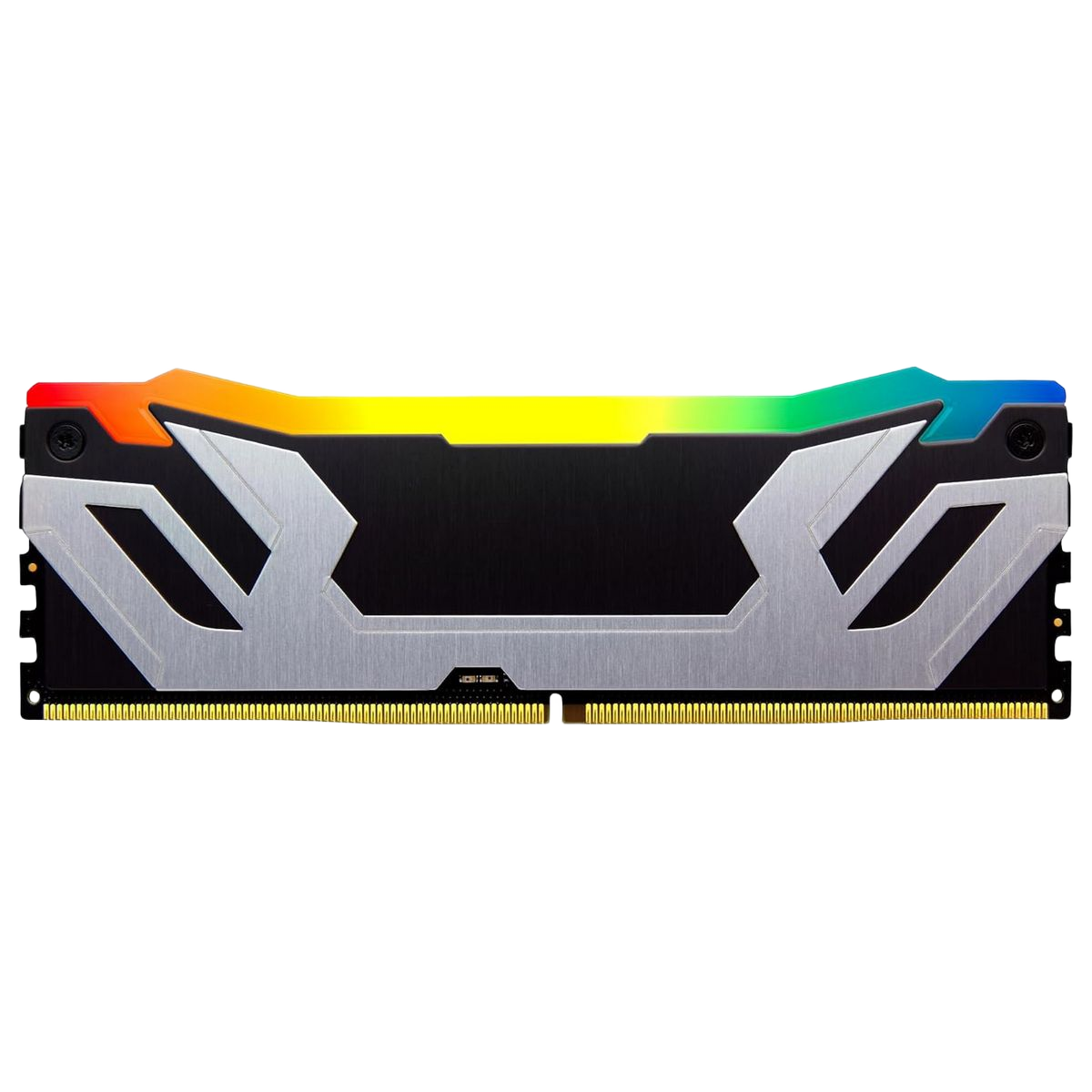 Модуль памяти Kingston KF584CU40RSA-24 24GB DDR5 8400 CUDIMM FURY Renegade Silver/Black RGB Gaming Memory Non-ECC, CL40, 1.45V, Heat Shield, XMP, RTL