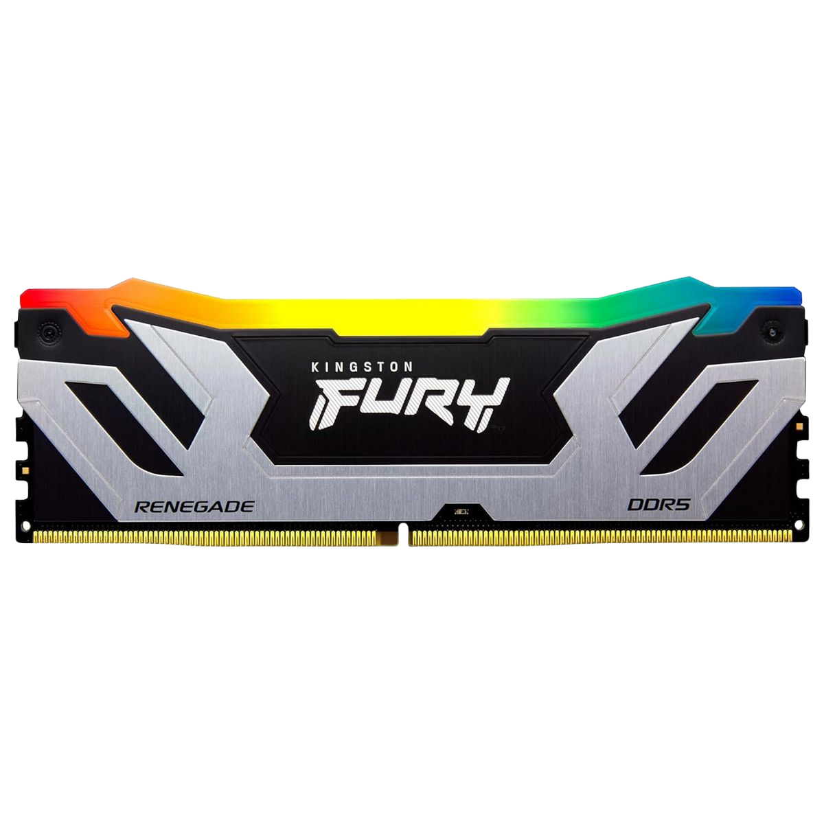Модуль памяти Kingston KF584CU40RSA-24 24GB DDR5 8400 CUDIMM FURY Renegade Silver/Black RGB Gaming Memory Non-ECC, CL40, 1.45V, Heat Shield, XMP, RTL