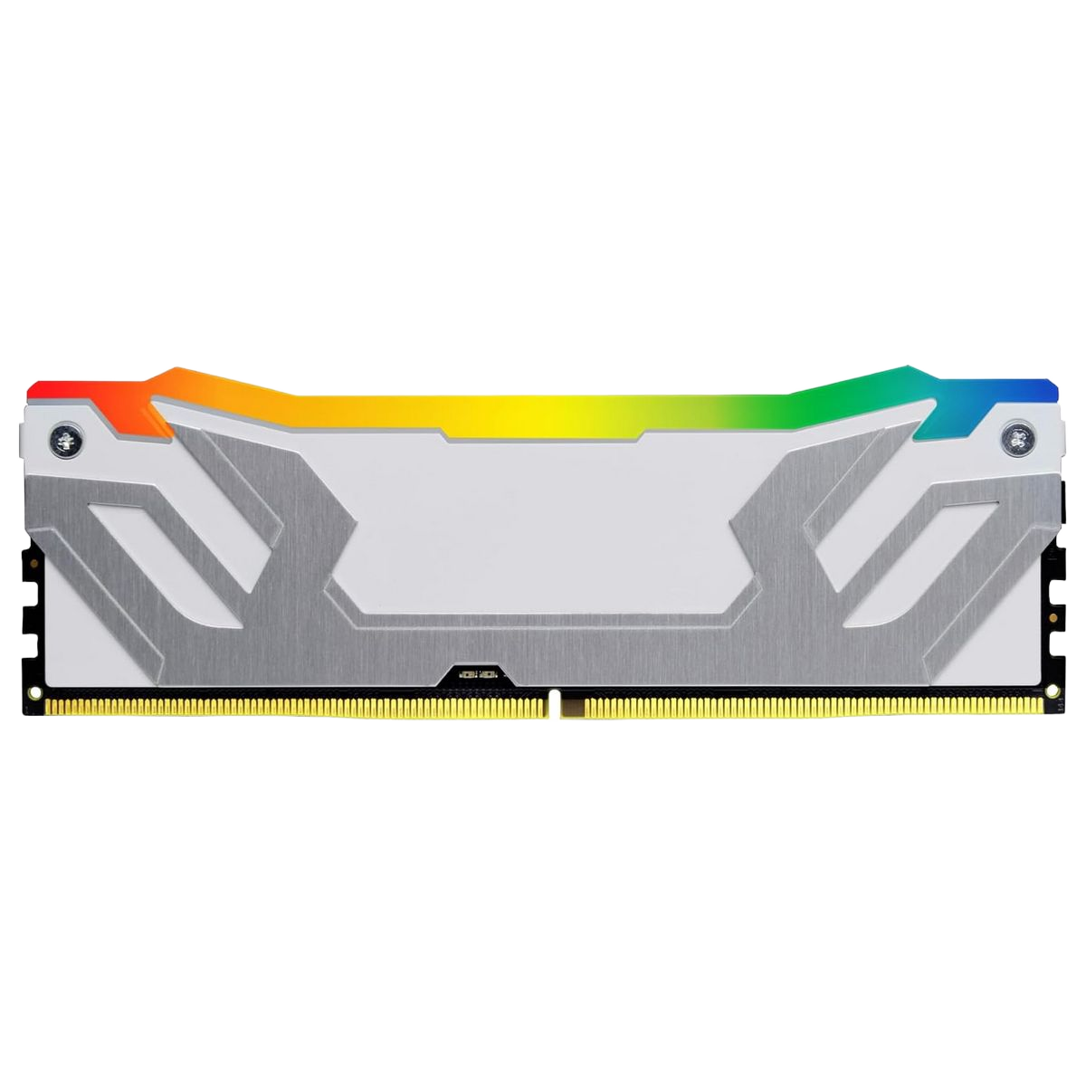 Модуль памяти Kingston KF584CU40RWAK2-48 48GB DDR5 8400 CUDIMM FURY Renegade Silver/White RGB Gaming Memory Non-ECC, CL40, 1.45V, Heat Shield, Kit (2x24GB), XMP, RTL