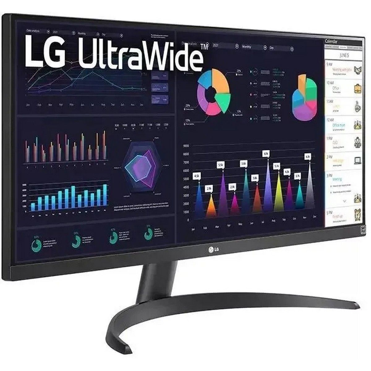 Монитор 29" LG 29WQ500-B Grey (IPS, 2560x1080, HDMI+DP, 5 ms, 178°/178°, 250 cd/m, 1000:1, 100Hz)