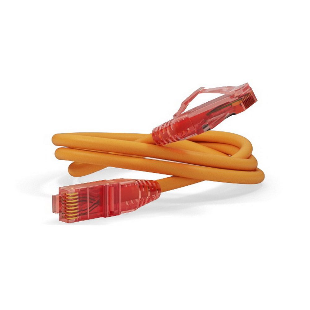 Кабельная сборка Hyperline PC-LPM-UTP-RJ45-RJ45-C5e-0.3M-LSZH-OR Патч-корд U/UTP, Cat.5e (100% Fluke Component Tested), LSZH, 0.3м, оранжевый
