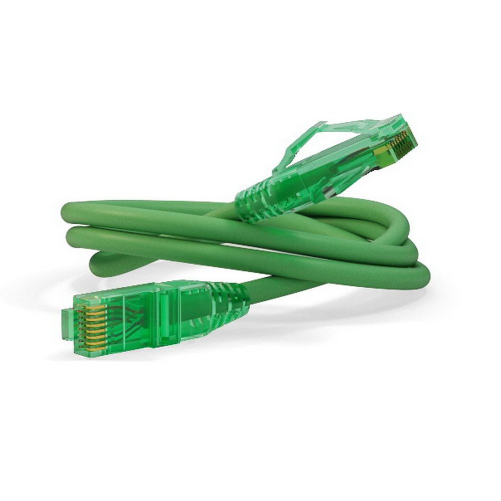 Кабельная сборка Hyperline PC-LPM-UTP-RJ45-RJ45-C6a-3M-LSZH-GN Патч-корд U/UTP, Cat.6a (100% Fluke Component Tested), 10G, LSZH, 3м, зеленый