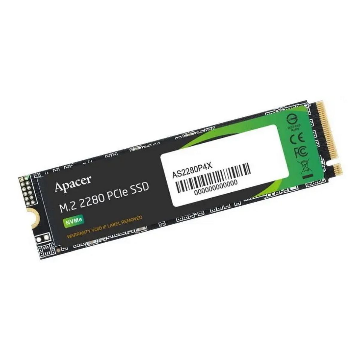 Твердотельный накопитель SSD Apacer AS2280P4X M.2 PCIe 512GB Bulk