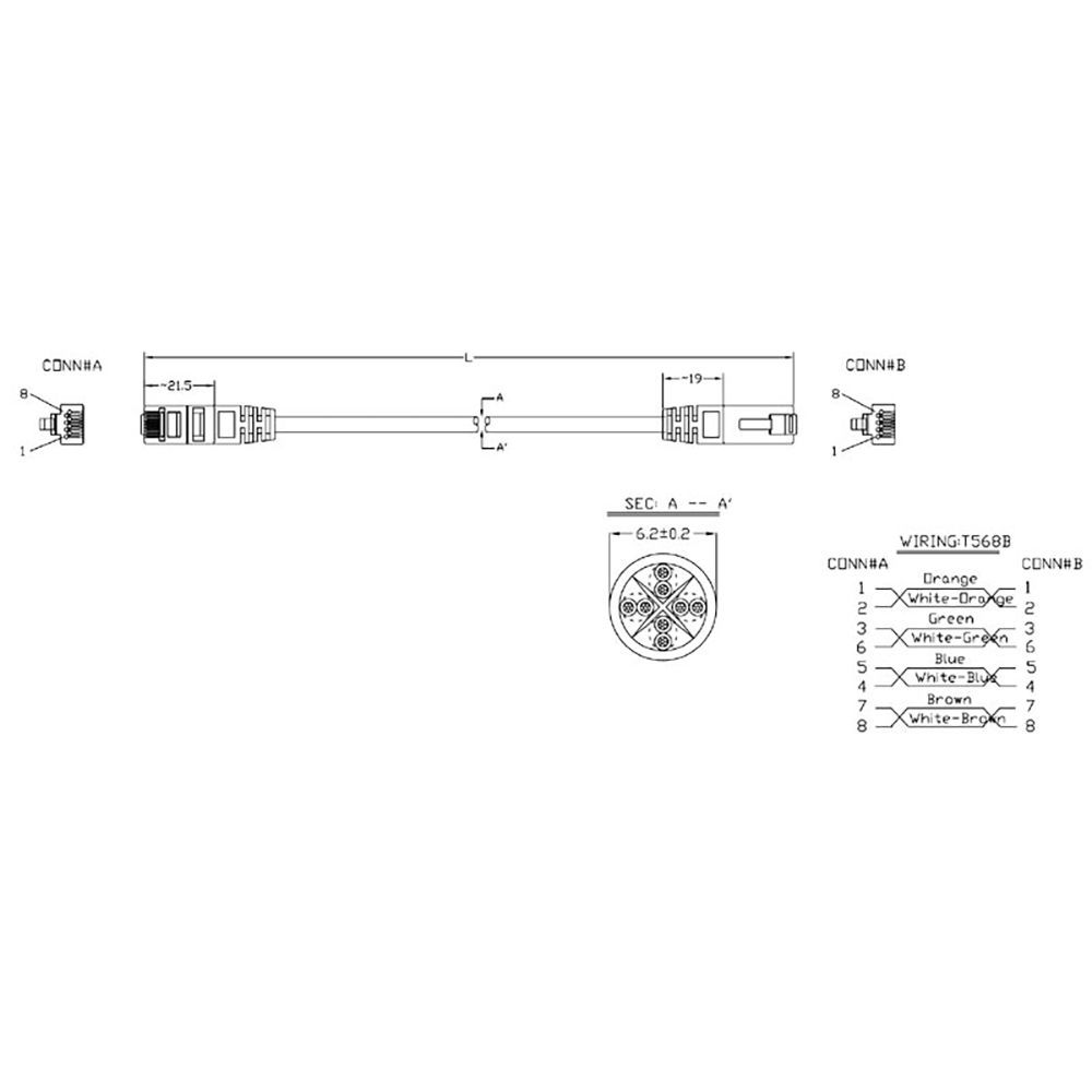 Кабельная сборка Hyperline PC-LPM-UTP-RJ45-RJ45-C6a-1M-LSZH-RD Патч-корд U/UTP, Cat.6a (100% Fluke Component Tested), 10G, LSZH, 1м, красный