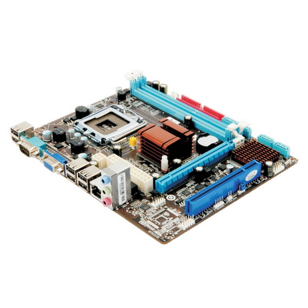 Материнская плата Esonic OEM G41CPL3, Socket 775, Intel®G41+ICH7, 2xDDR3-1333, D-SUB, 1xPCI-Ex16, 1xPCI, 4xSATA2, 1xIDE, 6 Ch Audio, GLan, (6+2)xUSB2.0, COM, mATX, RTL {20} oem