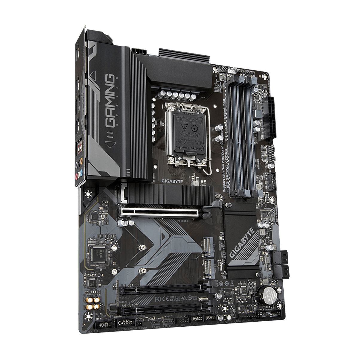Материнская плата Gigabyte B760 GAMING X DDR4, Socket 1700, Intel®B760, 4xDDR4-3200, HDMI+DP, 3xPCI-Ex16, 4xSATA3(RAID 0/1/5/10), 3xM.2, 8Ch Audio, 2.5GLan, (4+4)xUSB2.0, (4+2)xUSB3.2, (0+1)xUSB3.2 Type-C™, ATX, RTL