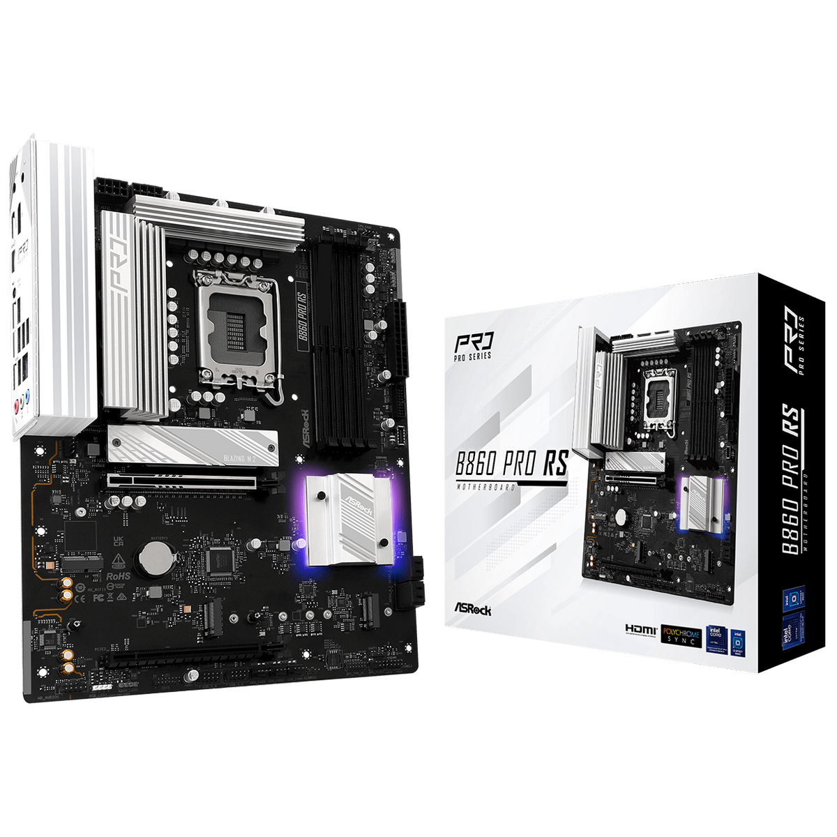 Материнская плата ASRock B860 PRO RS,