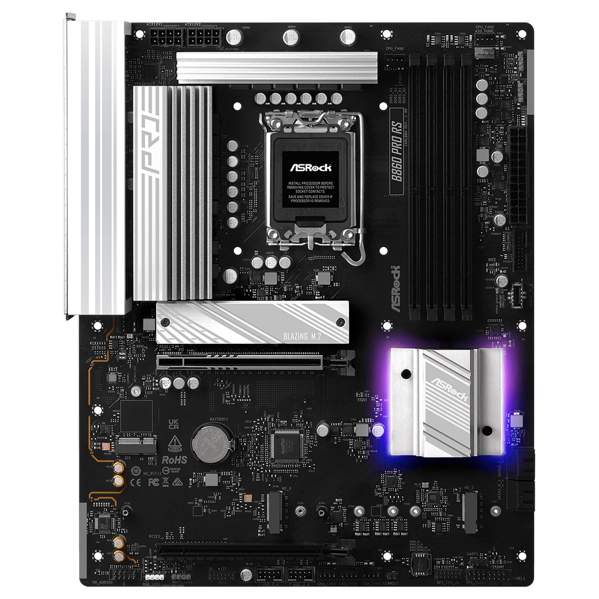 Материнская плата ASRock B860 PRO RS,