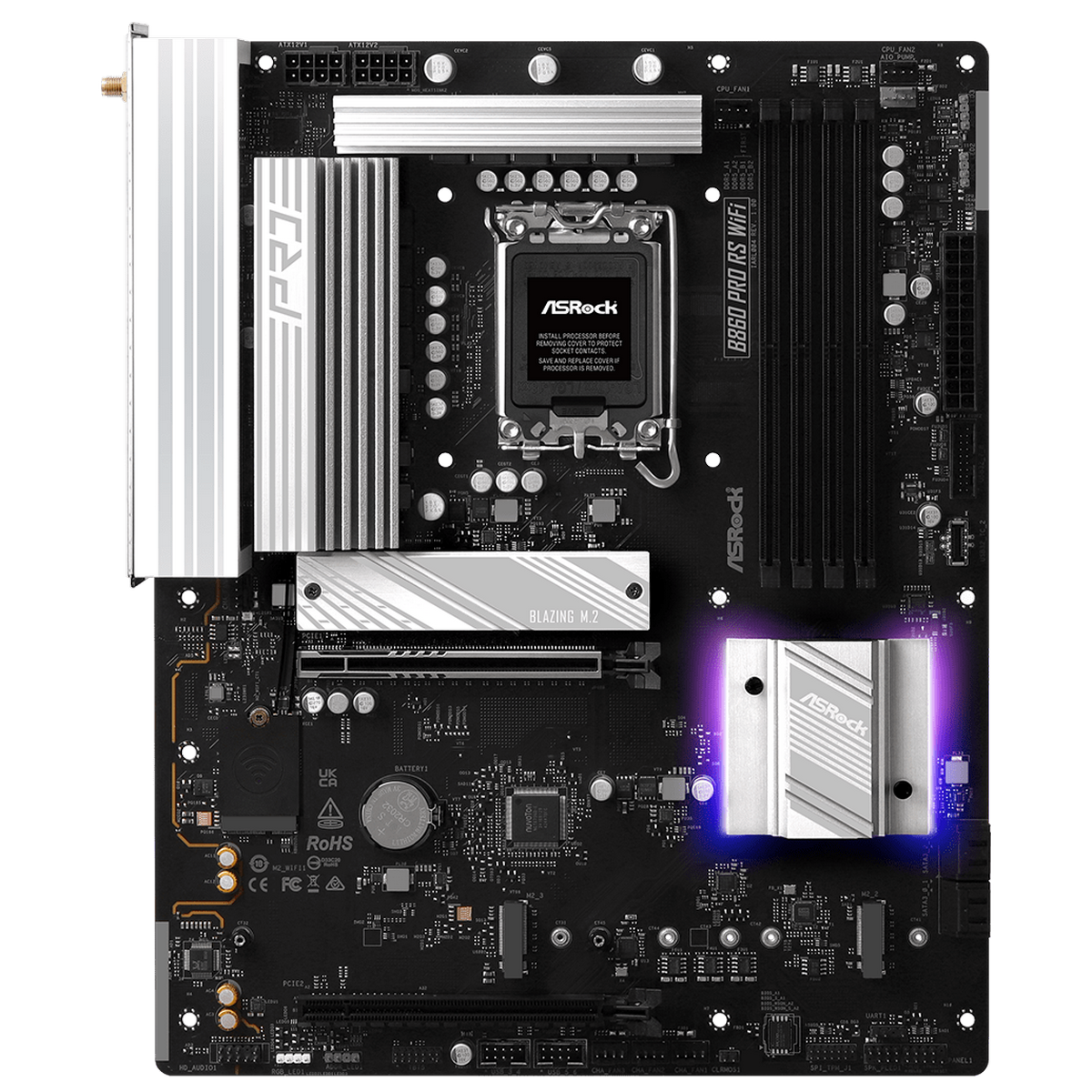 Материнская плата ASRock B860 PRO RS WIFI,
