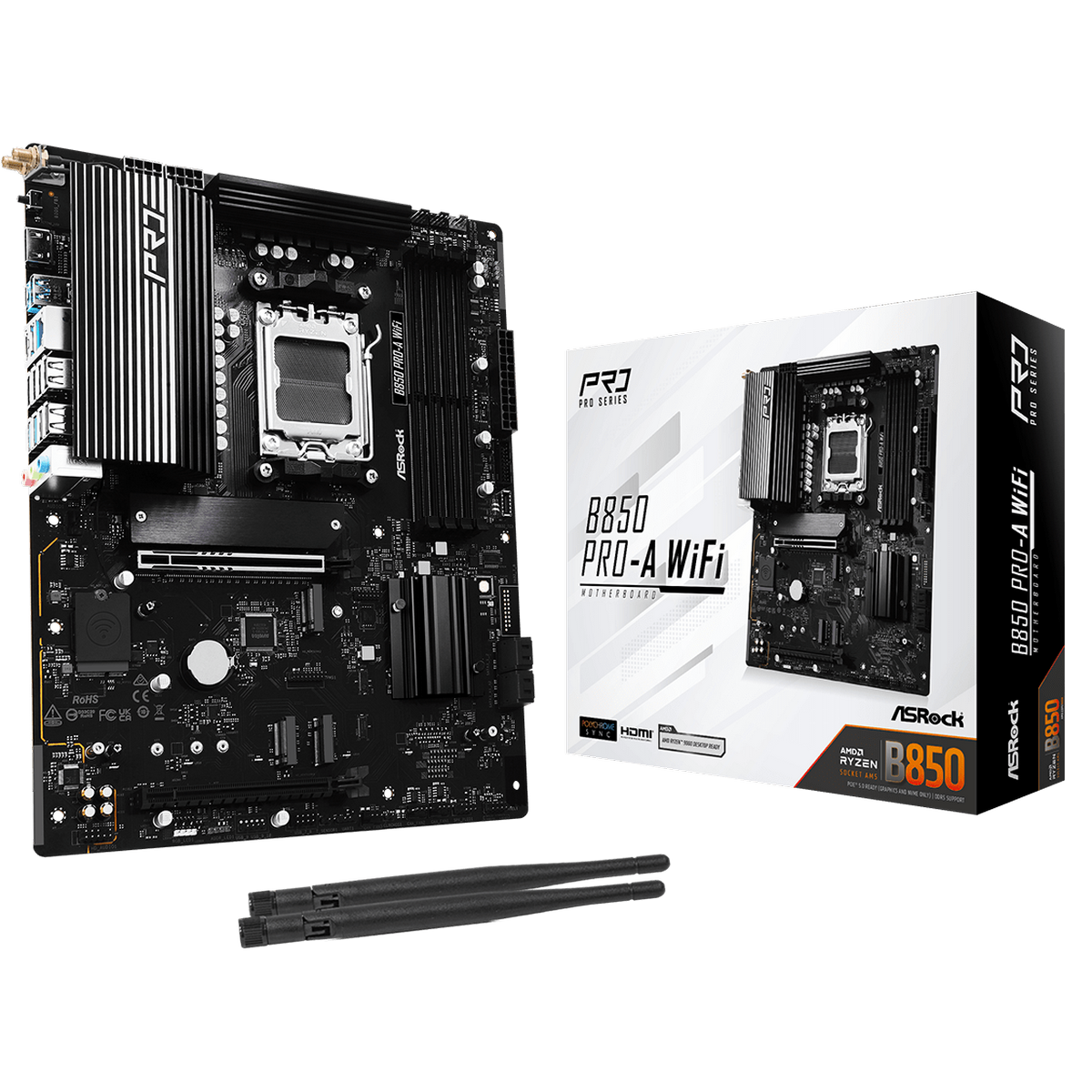 Материнская плата ASRock B850 PRO-A WIFI,