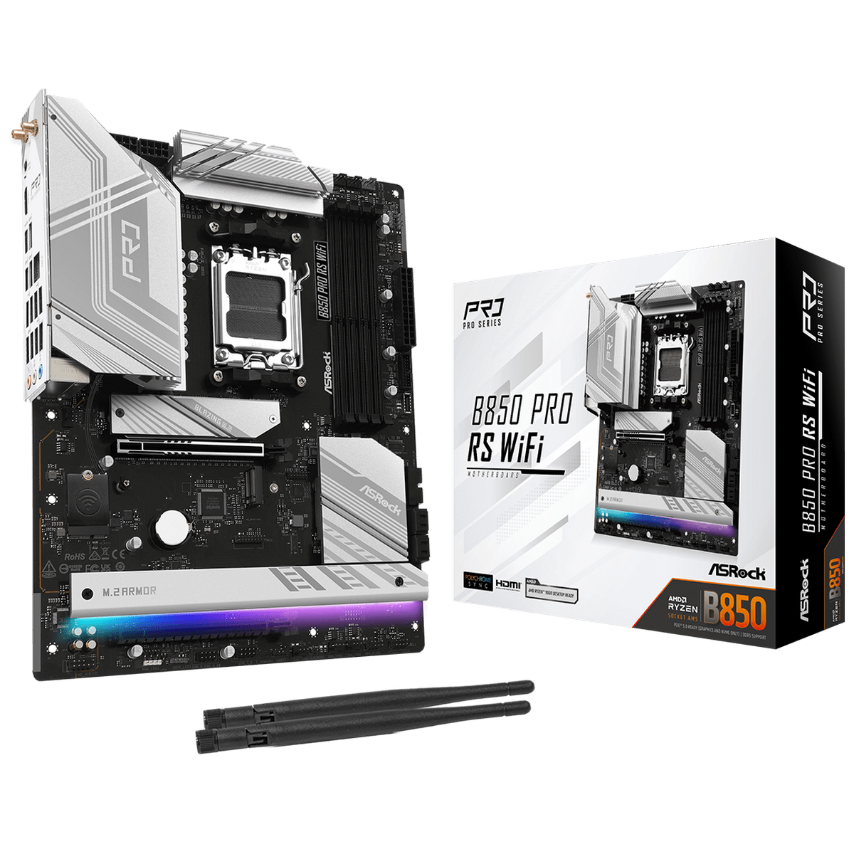 Материнская плата ASRock B850 PRO RS WIFI,