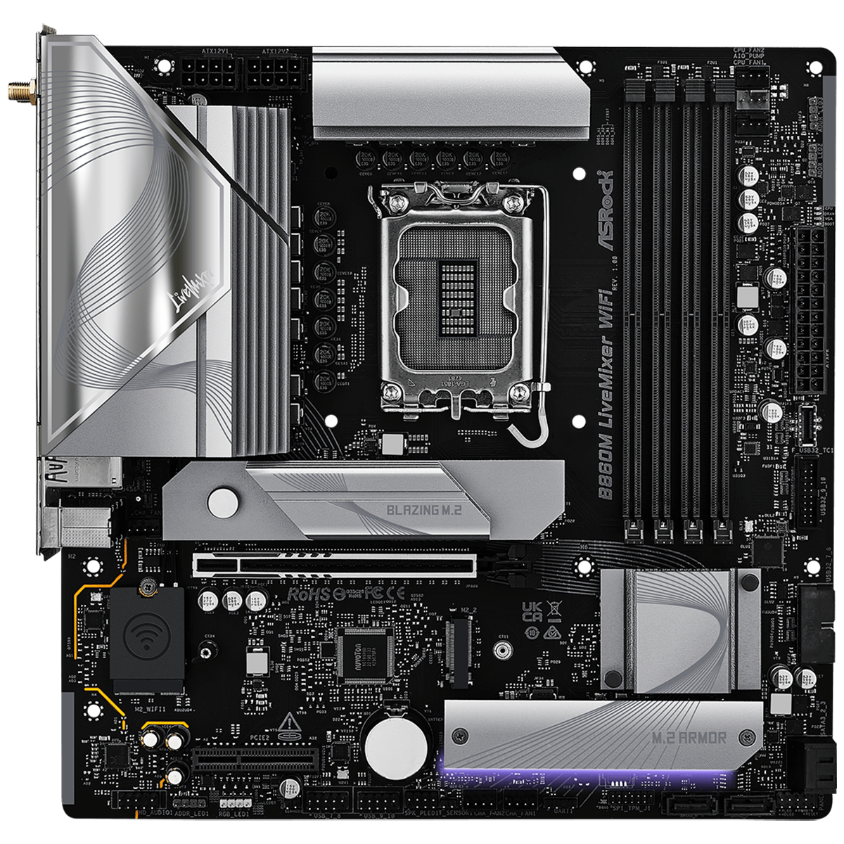 Материнская плата ASRock B860M LIVEMIXER WIFI,