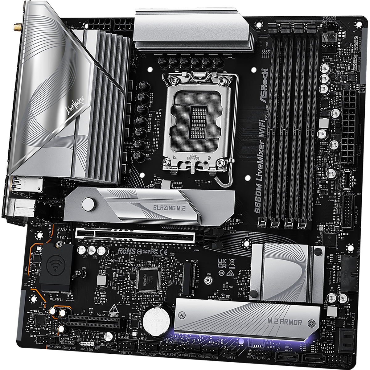 Материнская плата ASRock B860M LIVEMIXER WIFI,