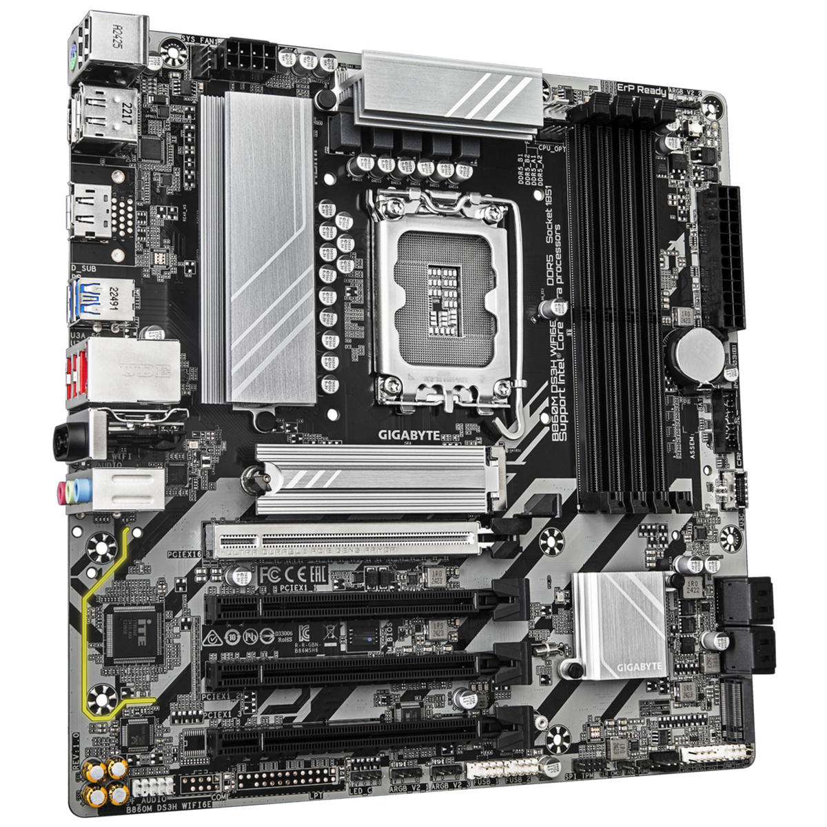 Материнская плата Gigabyte B860M DS3H WIFI6E,
