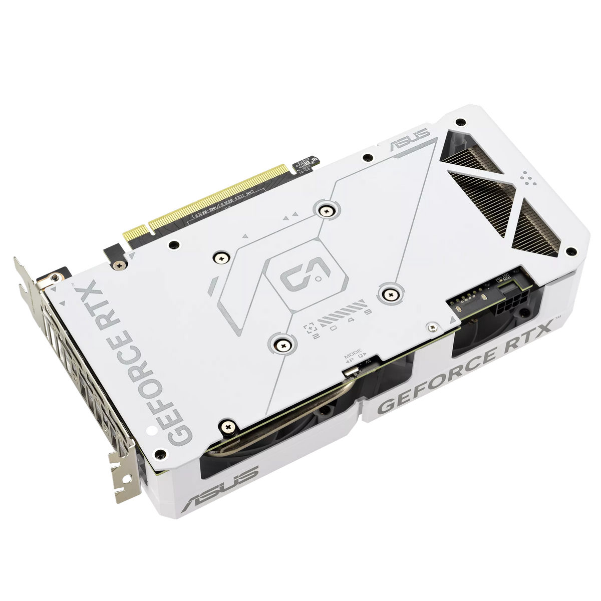Видеокарта ASUS RTX4060 DUAL EVO WHITE OC 8GB GDDR6 128bit 3xDP HDMI 2FAN RTL [DUAL-RTX4060-O8G-EVO WHITE]