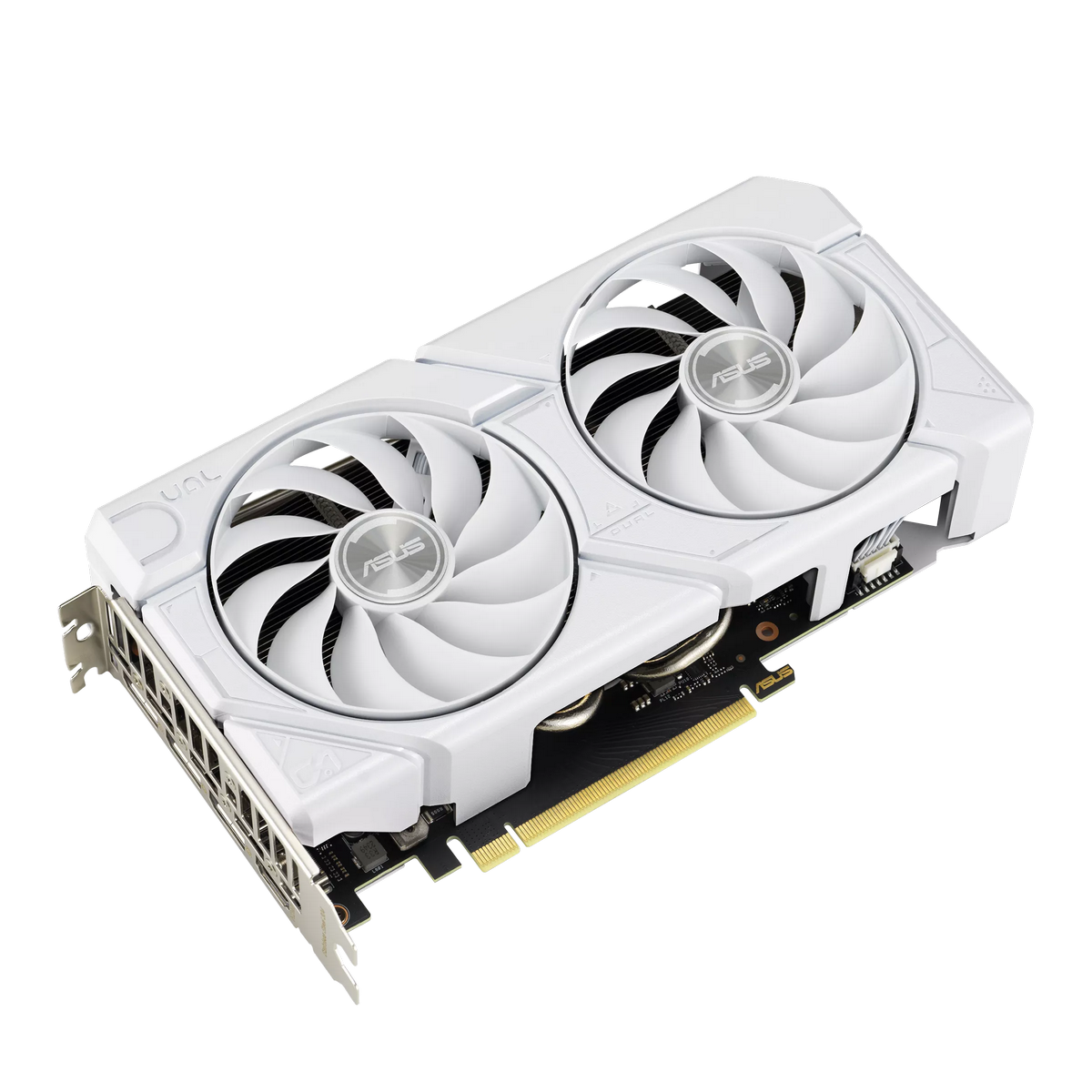 Видеокарта ASUS RTX4060 DUAL EVO WHITE OC 8GB GDDR6 128bit 3xDP HDMI 2FAN RTL [DUAL-RTX4060-O8G-EVO WHITE]