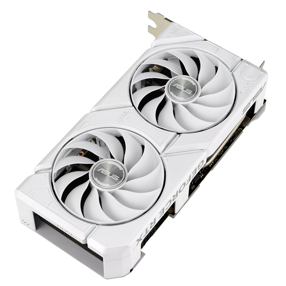 Видеокарта ASUS RTX4060 DUAL EVO WHITE OC 8GB GDDR6 128bit 3xDP HDMI 2FAN RTL [DUAL-RTX4060-O8G-EVO WHITE]