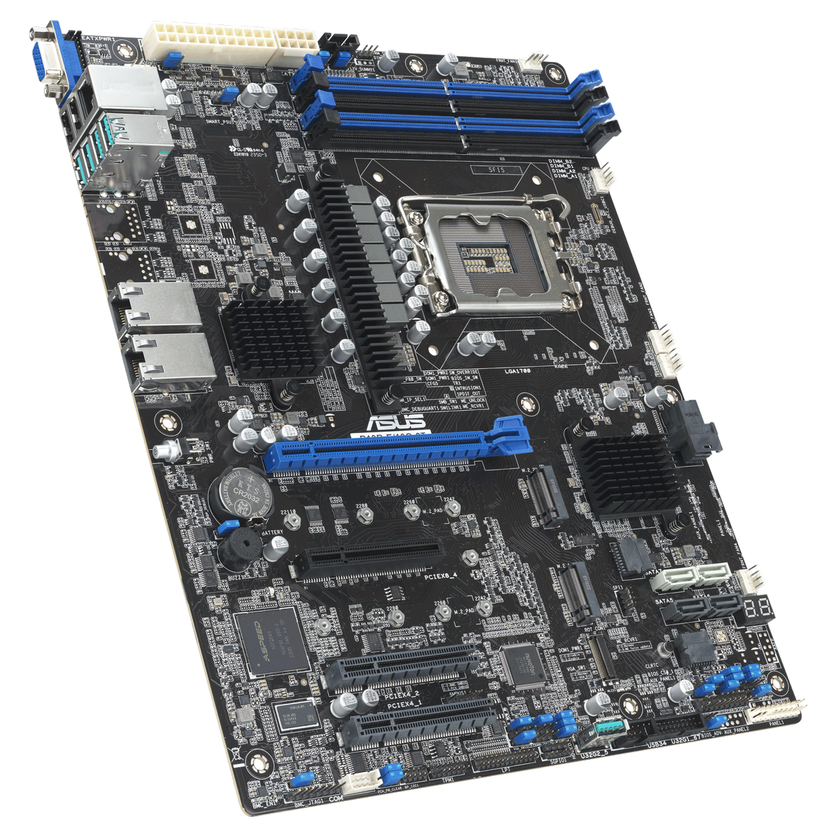 Материнская плата ASUS P13R-E/10G-2T LGA1700 ATX 4xDDR5 PCIEx16 3хPCIEx8 2xM.2 VGA 2х10GLAN