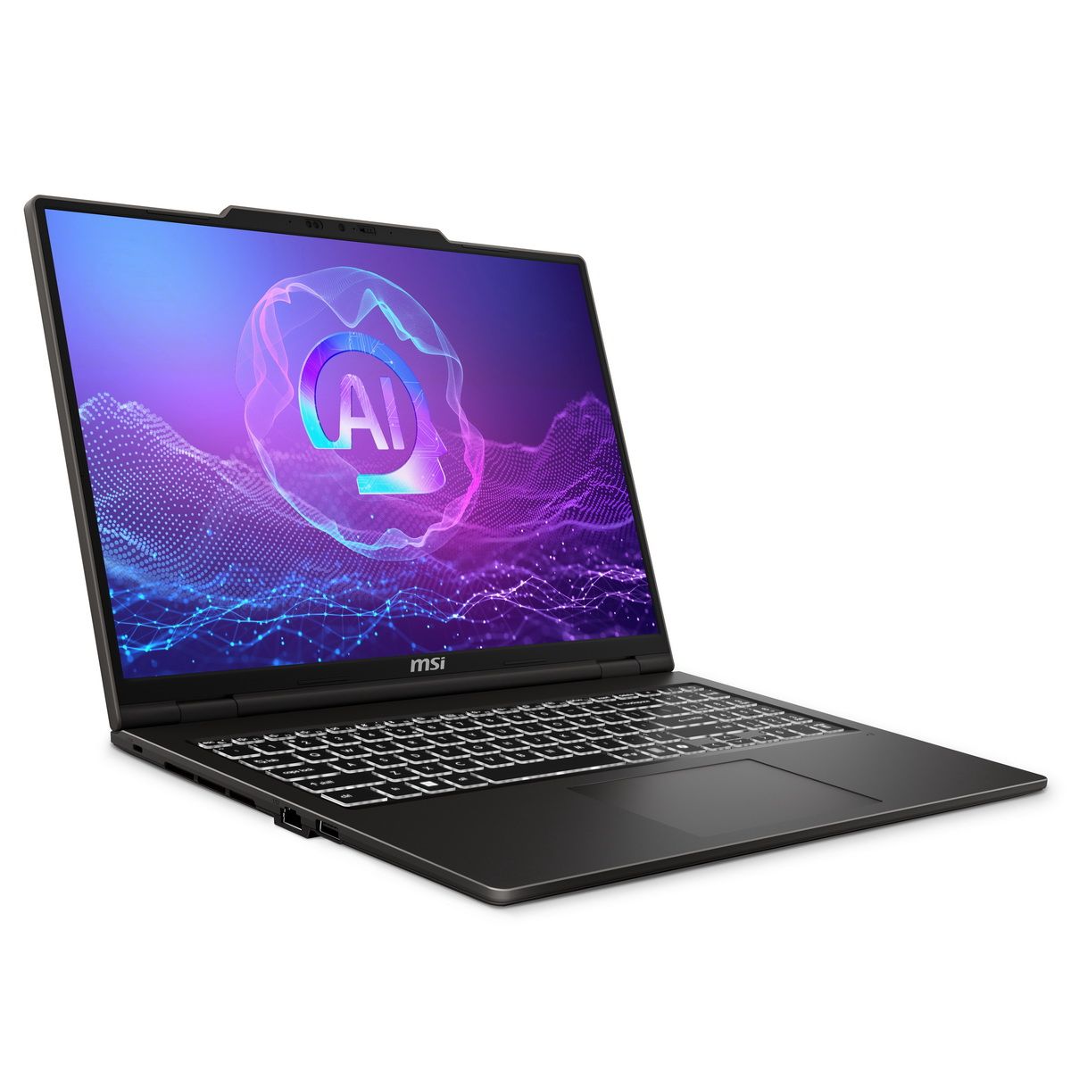 Ноутбук MSI Venture A16 AI+ A3HMG-027XRU AMD Ryzen AI 5 340/16Gb/SSD512Gb/16"/OLED/QWXGA/2048x1280/120Hz/NoOS/Solid Gray (9S7-261K21-027)