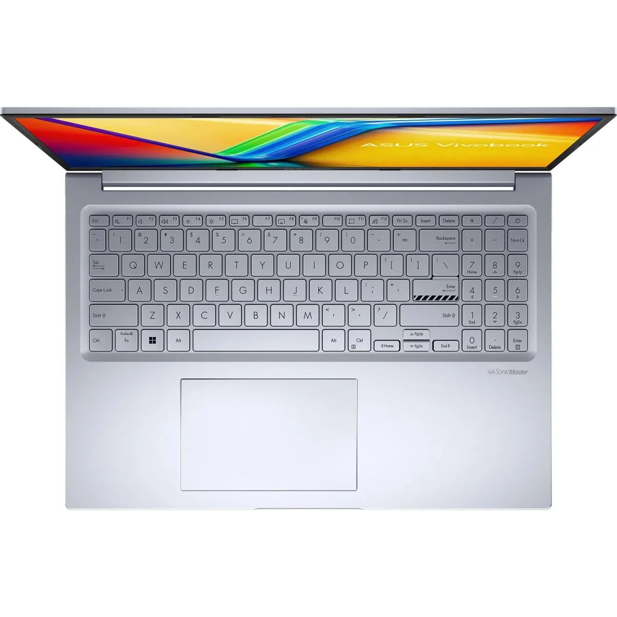 Ноутбук ASUS Vivobook 16X M3604YA-MB240 AMD Ryzen 5 7430U/16Gb/SSD512Gb/16"/IPS/WUXGA/1920x1200/60Hz/NoOS/Silver (90NB11A2-M00B00)