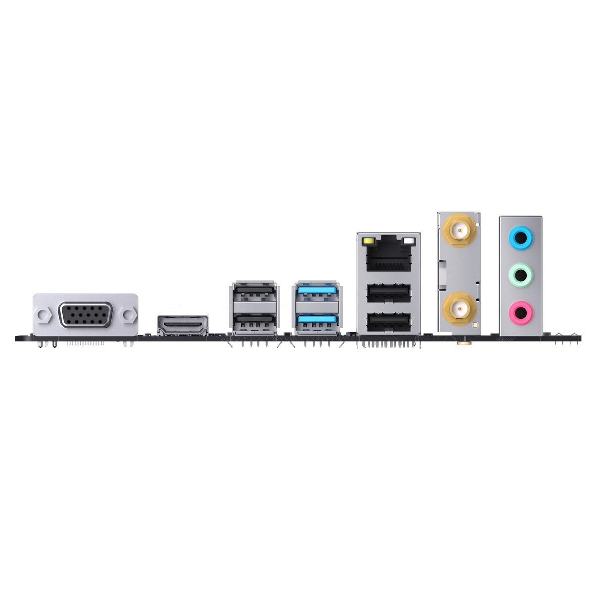 Материнская плата Maxsun MS-H610M 666 WIFI6 D5 H610, LGA1700, 2*DDR5, 1*PCIEx16, 1*PCIEx1, 1*M.2, 4*USB3.2Gen1, 5*USB2.0, 3*SATA3.0, 1G, VGA, HDMI, M-ATX, RTL