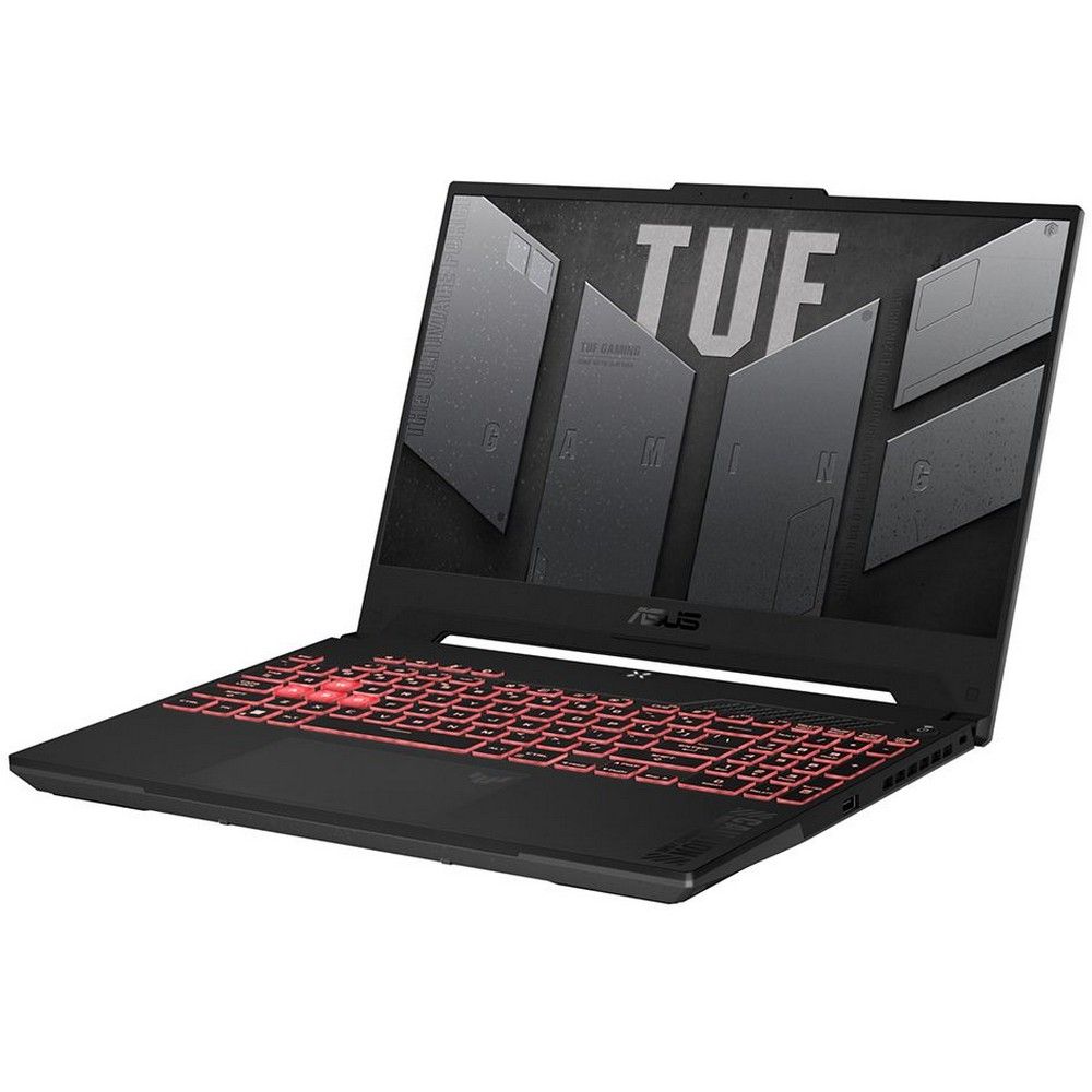 Ноутбук ASUS TUF Gaming A15 FA507NVR-LP040 AMD Ryzen 7 7435HS/16Gb/SSD512Gb/RTX4060 8Gb/15.6"/IPS/FHD/1920x1080/144Hz/NoOS/Mecha Gray (90NR0JK5-M00230)