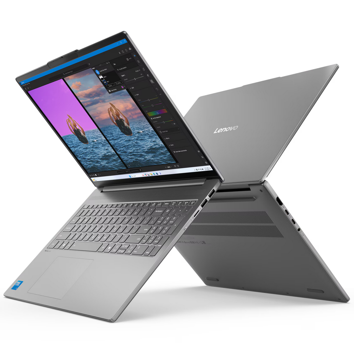 Ноутбук Lenovo IdeaPad Slim 5 16IRH10R Intel Core 7 240H/32Gb/SSD1Tb/16"/OLED/2.8K/2880x1800/120Hz/NoOS/Grey (83J1001FRK)