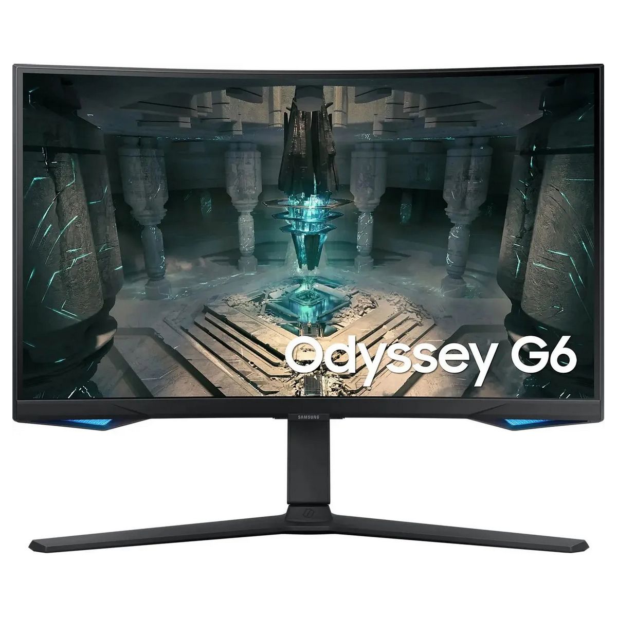 Монитор 27" SAMSUNG S27BG650EI Odyssey G6 Black (VA, 2560x1440, HDMI+HDMI+DP, USB Hub, LAN, Wi-Fi, BT, 1 ms, 178°/178°, 350 cd/m, 2500:1, 240Hz, Pivot, Spk)